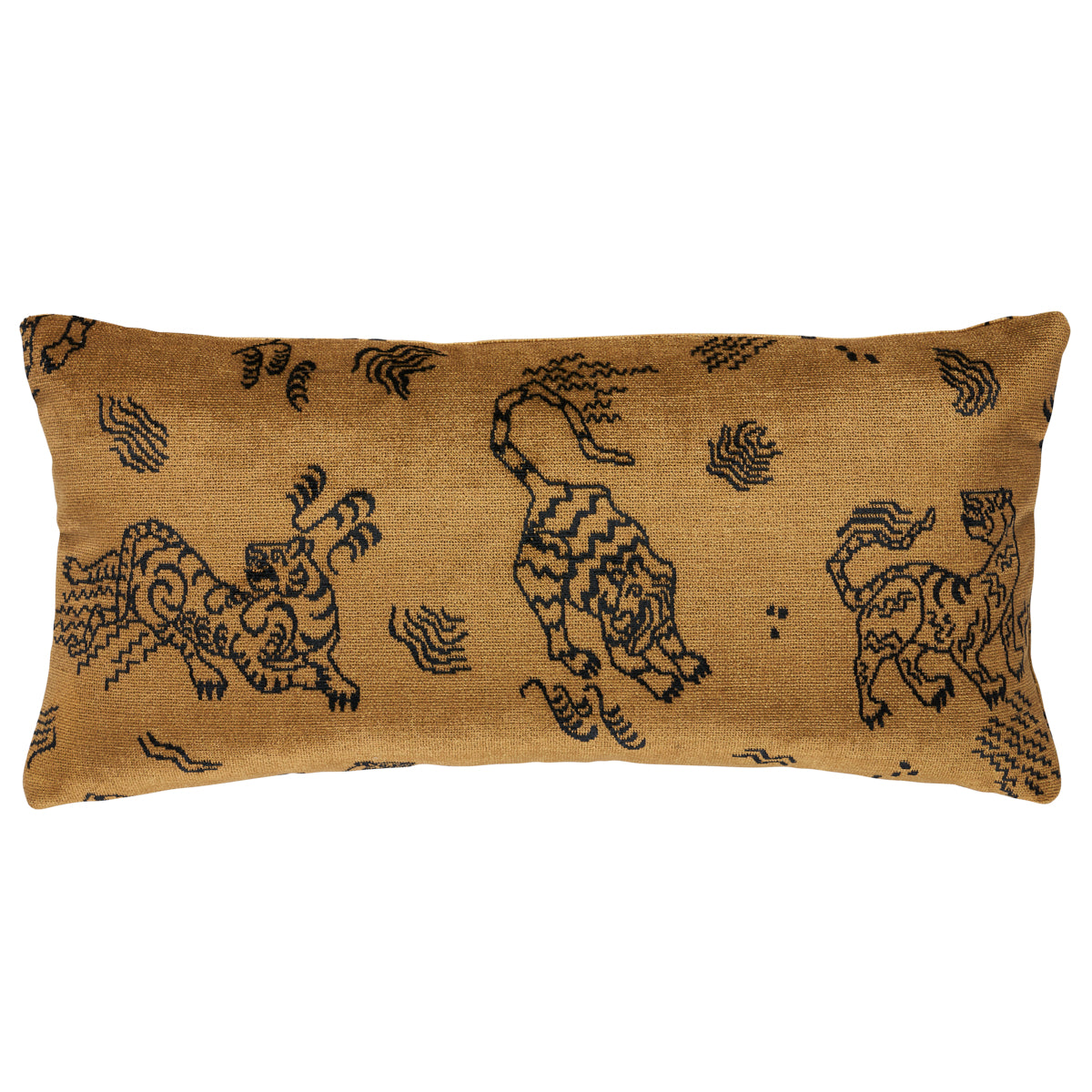 Kinabalu Velvet Pillow | Gold
