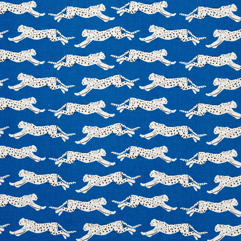 LEAPING LEOPARDS | BLUE