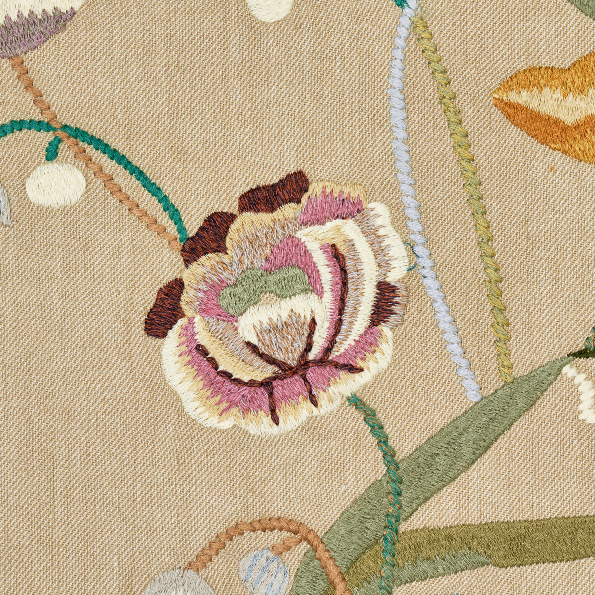 Vanessa Embroidery | CHAMOIS/MULTI
