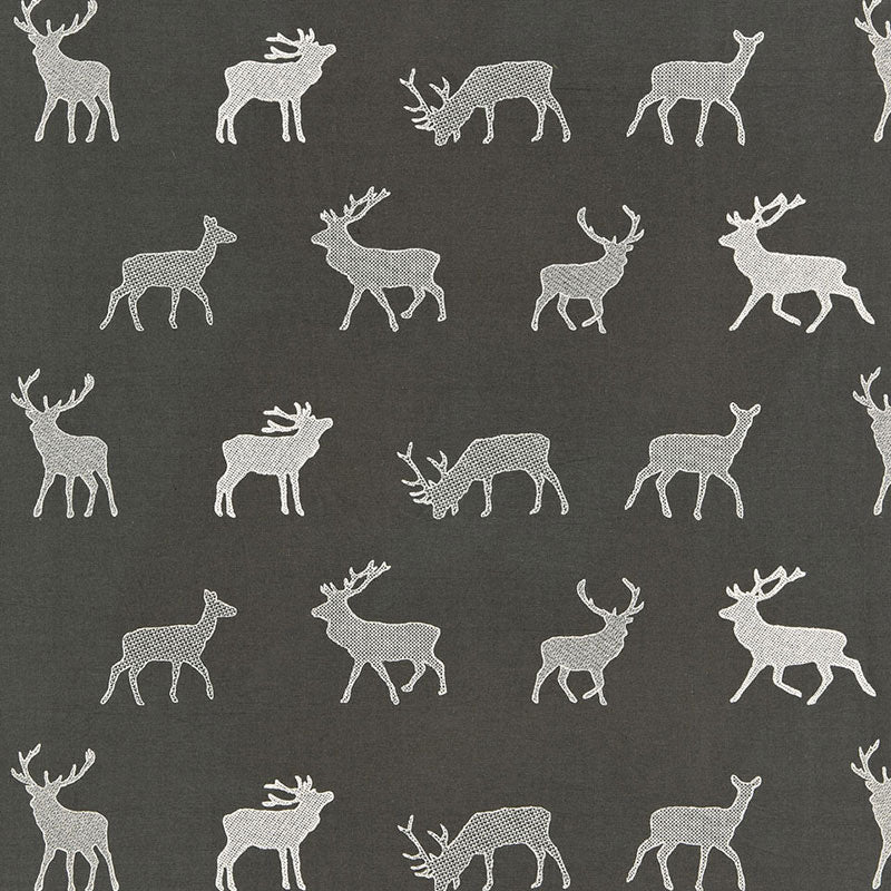 Caribou Embroidery | CHARCOAL