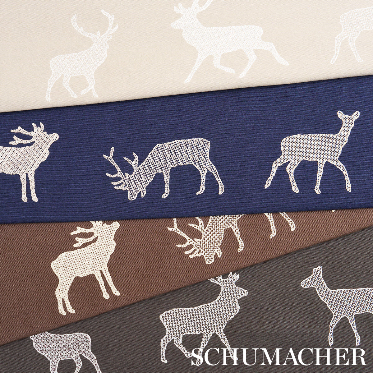 CARIBOU EMBROIDERY | NAVY