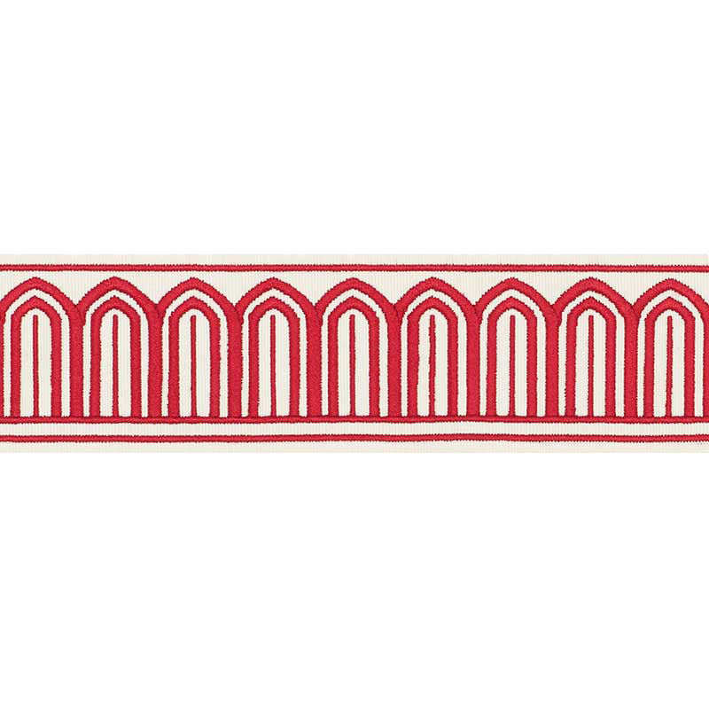 ARCHES EMBROIDERED TAPE MEDIUM | RED