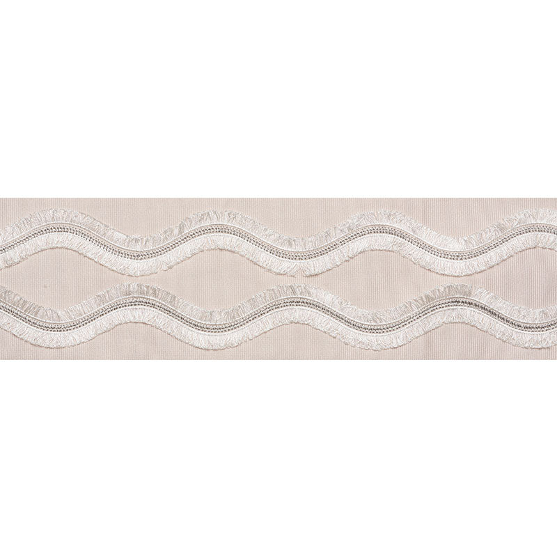 OGEE EMBROIDERED TAPE | BLUSH
