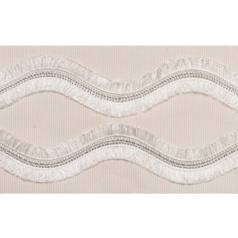 OGEE EMBROIDERED TAPE | BLUSH