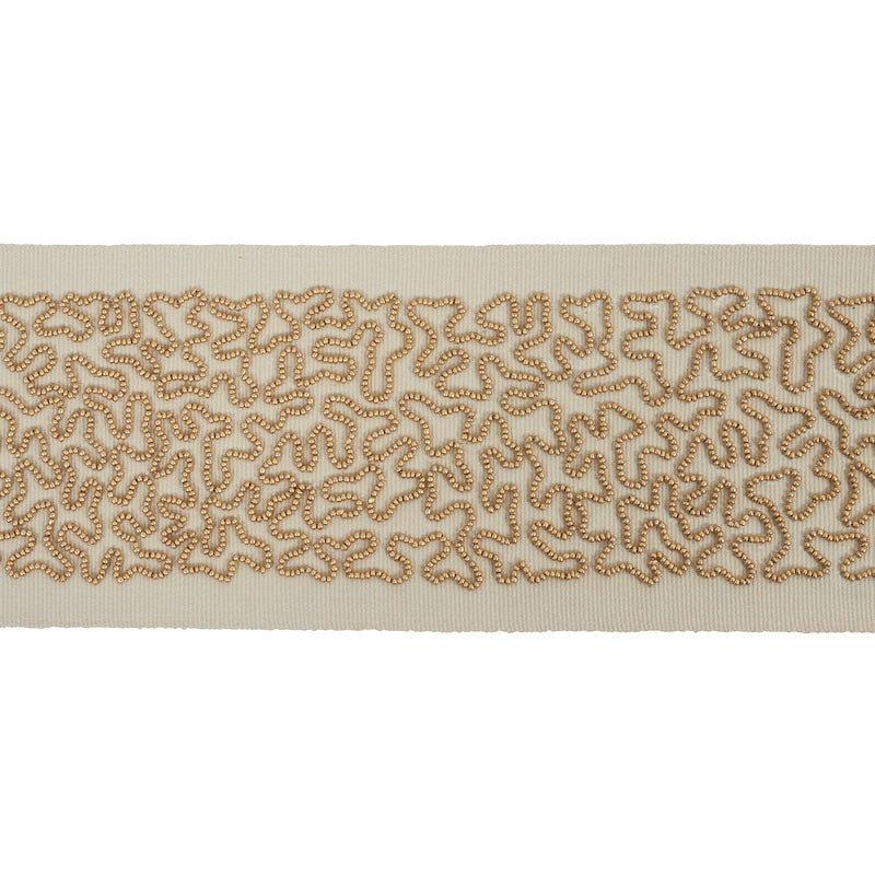 VERMICELLI BEADED TAPE | GOLD