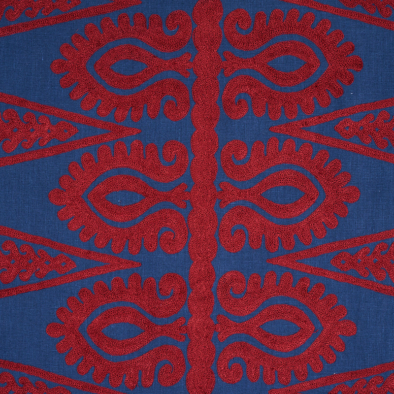 SEEMA EMBROIDERY | BLUE & RED