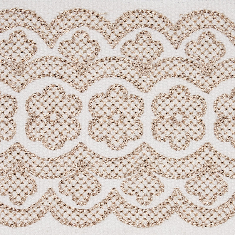 Astrid Embroidered Tape | NATURAL