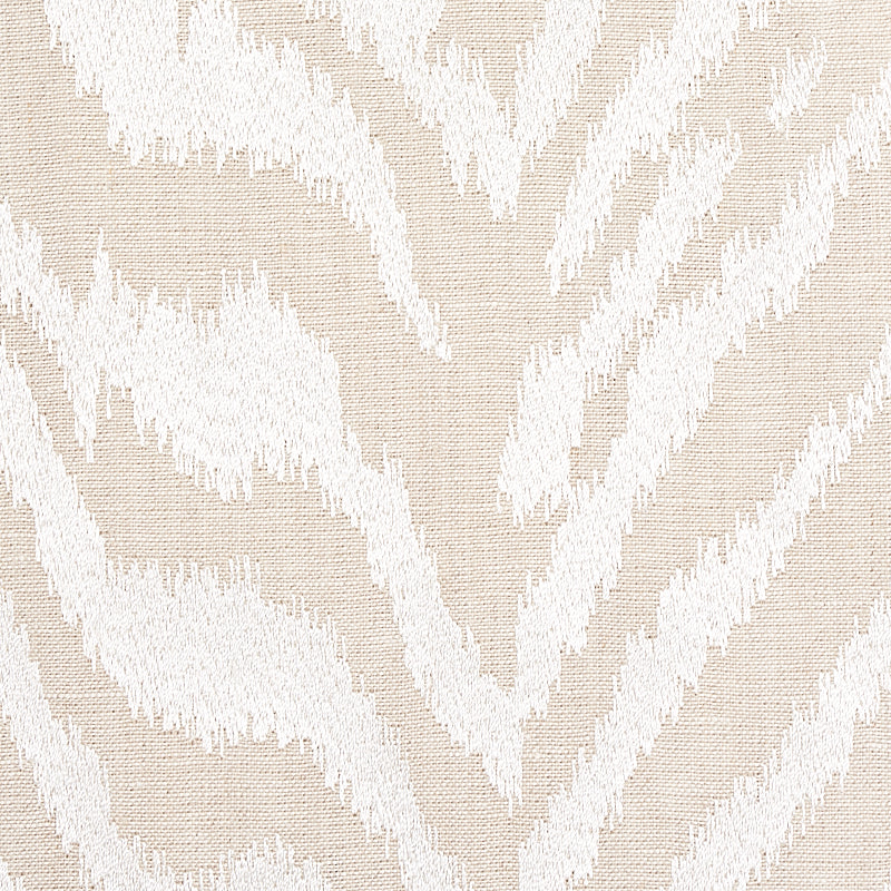Quincy Embroidery on Linen | WHITE