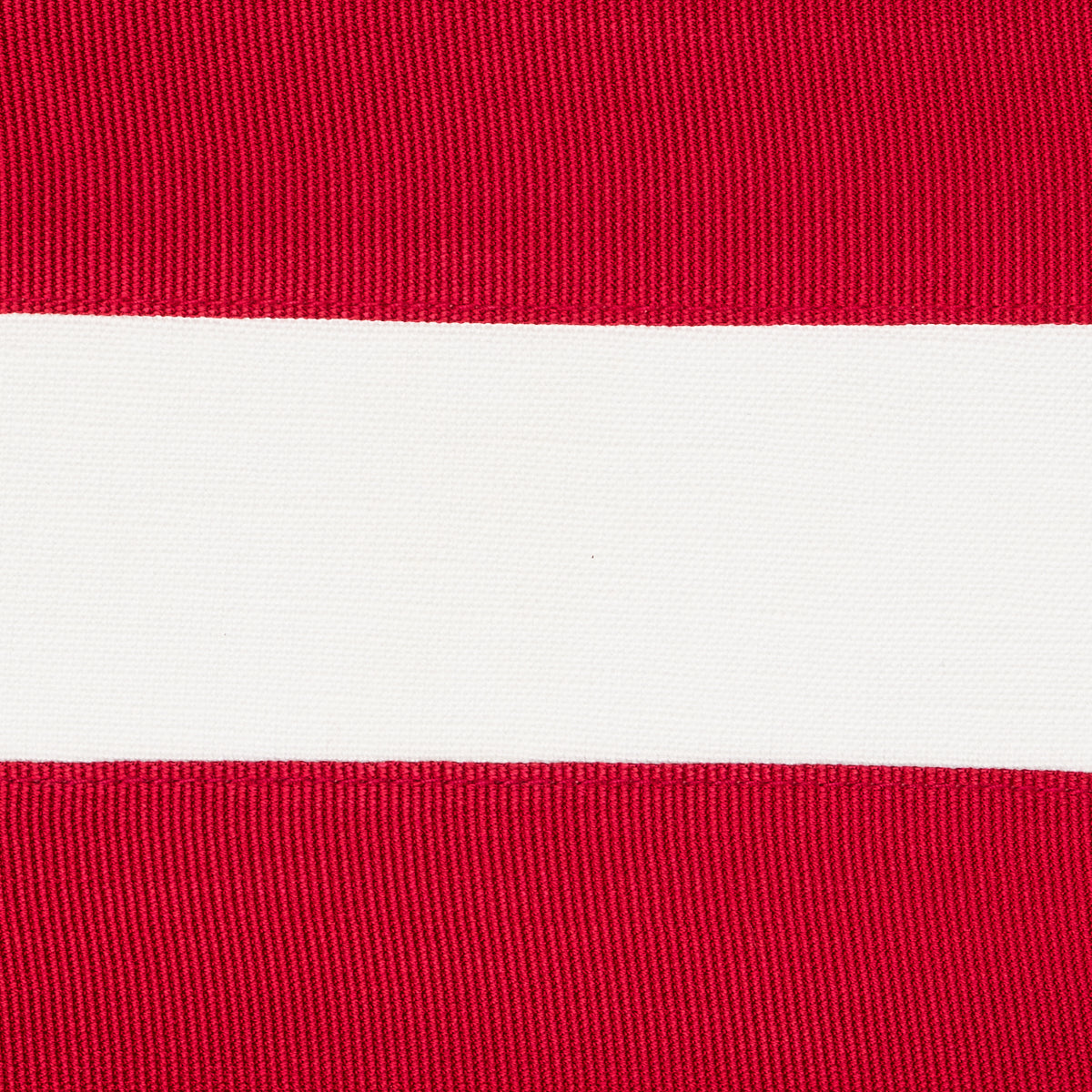 RIBBON APPLIQUÉ PANEL | RED ON IVORY
