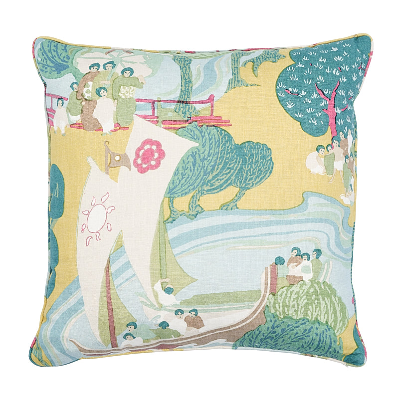Pearl River Pillow | Yellow