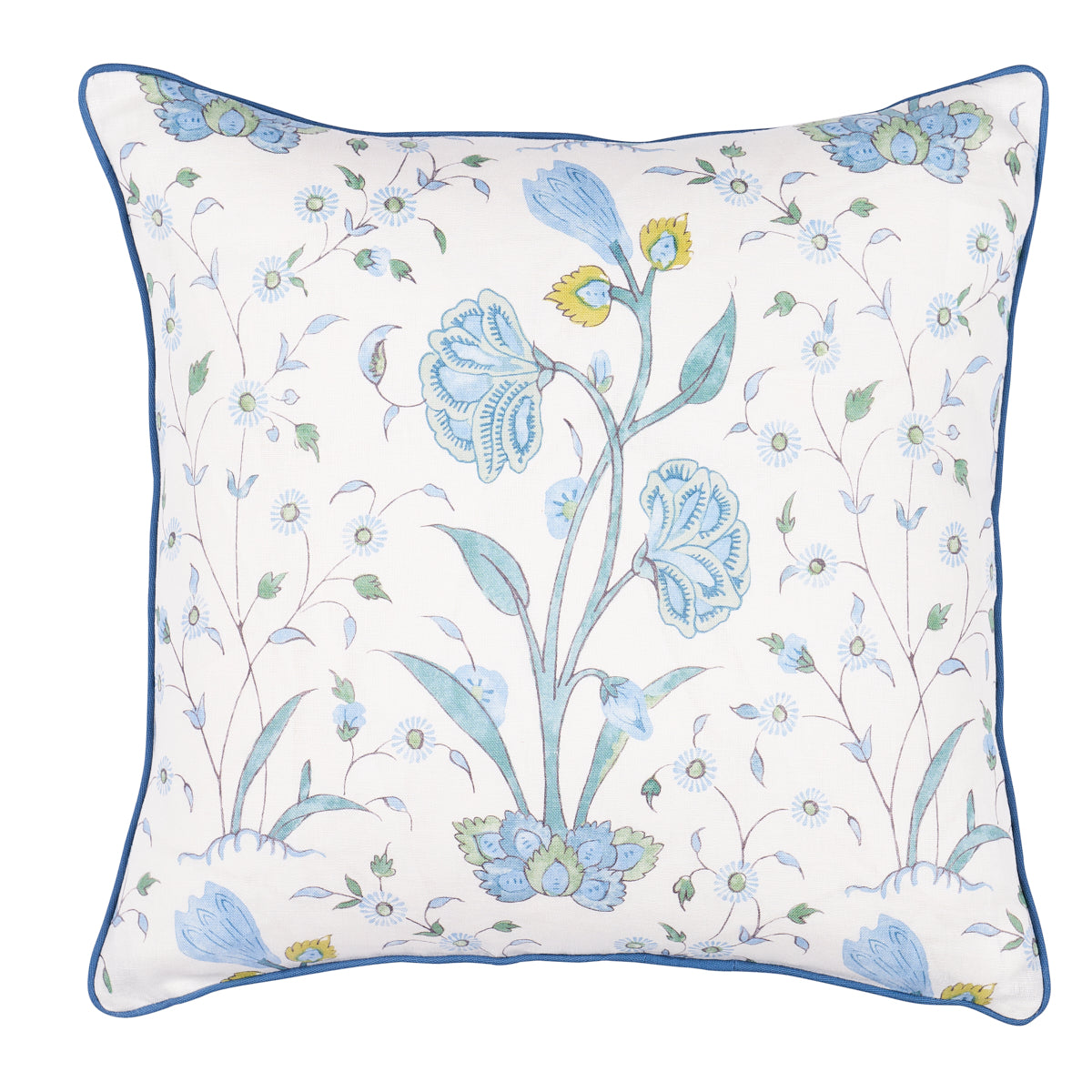 Khilana Floral Pillow | Peacock