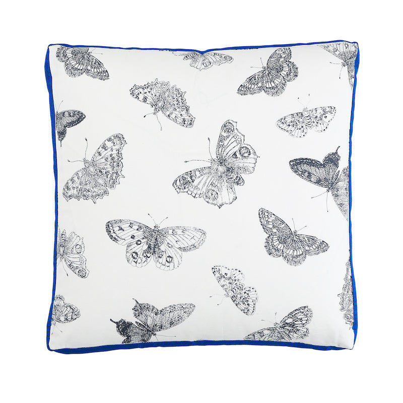 Burnell Butterfly Pillow | Black & White