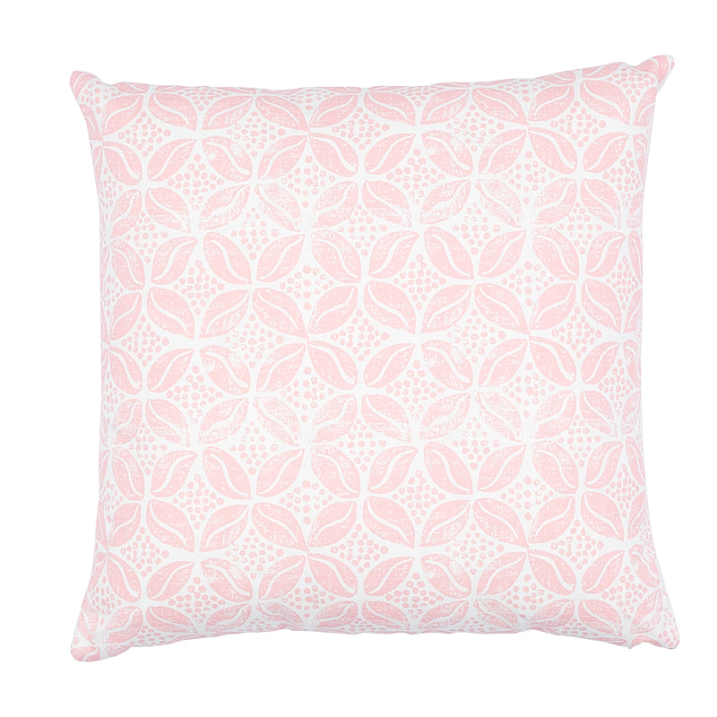 Hearts + Coffee Bean Pillow | Pink