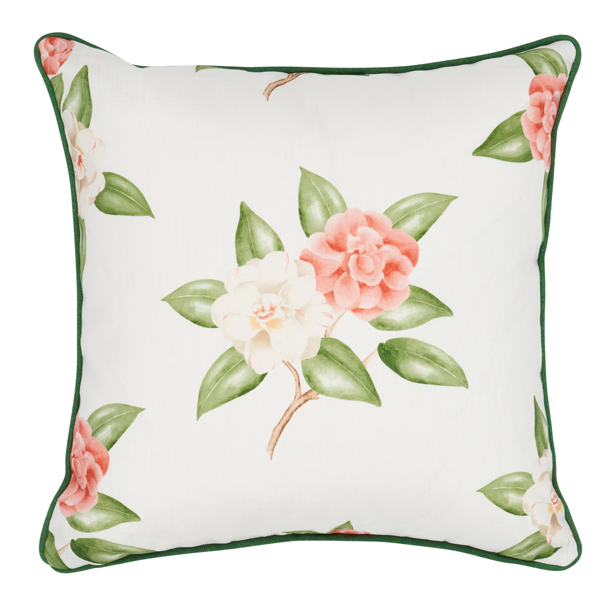 Casablanca Floral I/O Pillow | Coral