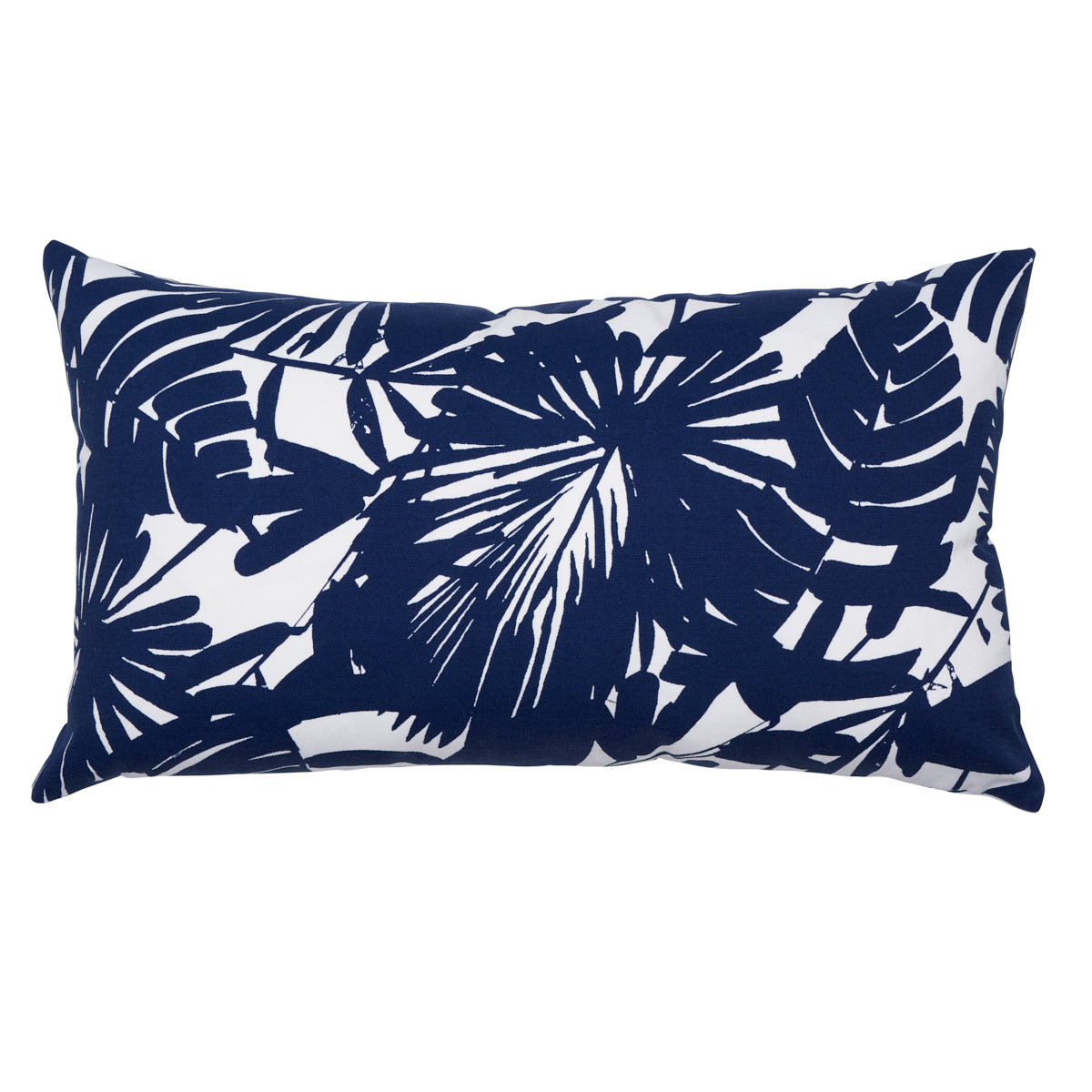 Palisades Palm Print I/O Pillow | Indigo