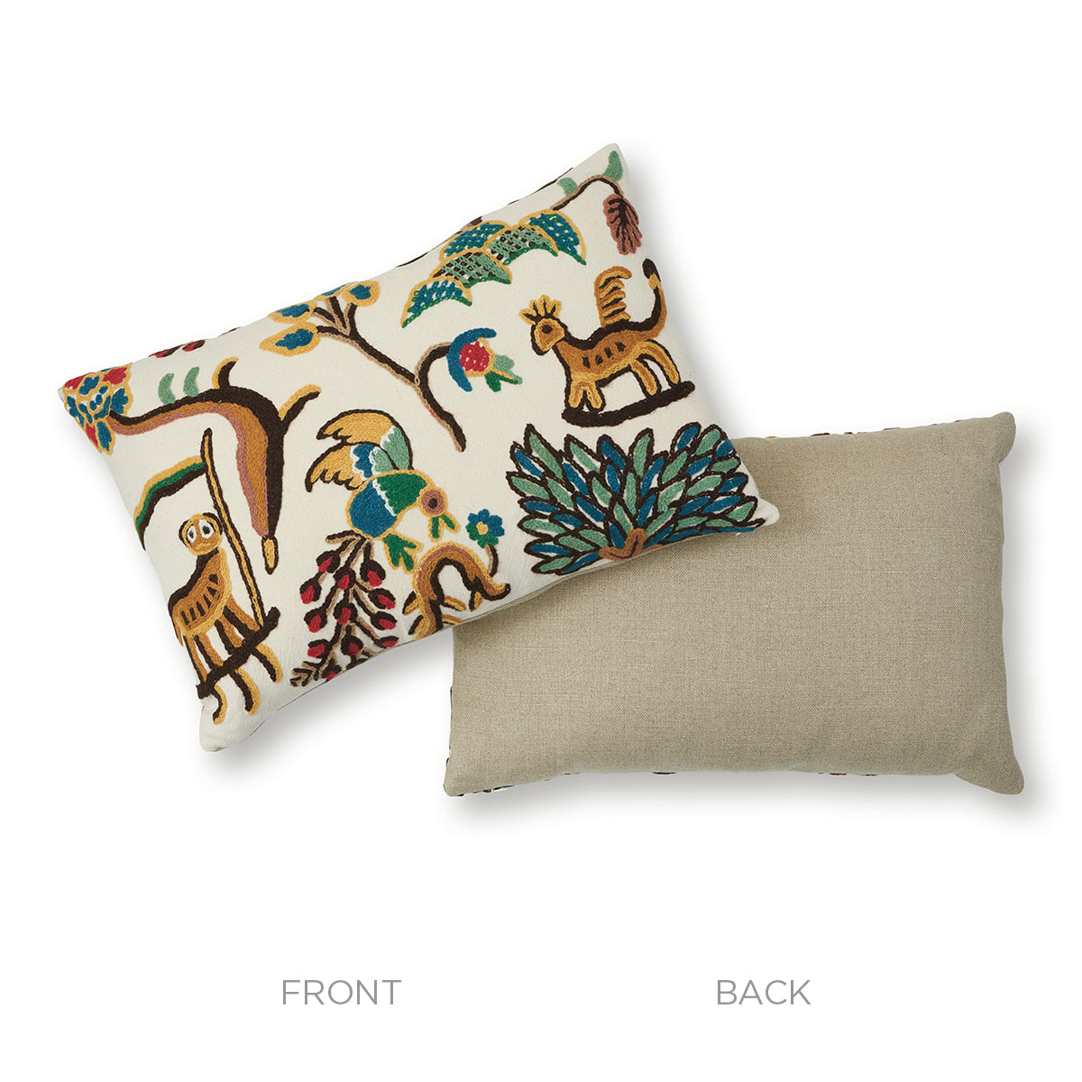 Colonial Crewel Pillow | Document