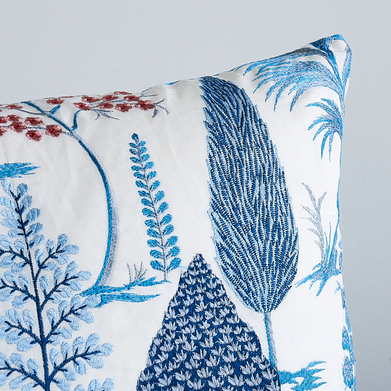Pandora Embroidery Pillow | Delft & Rose