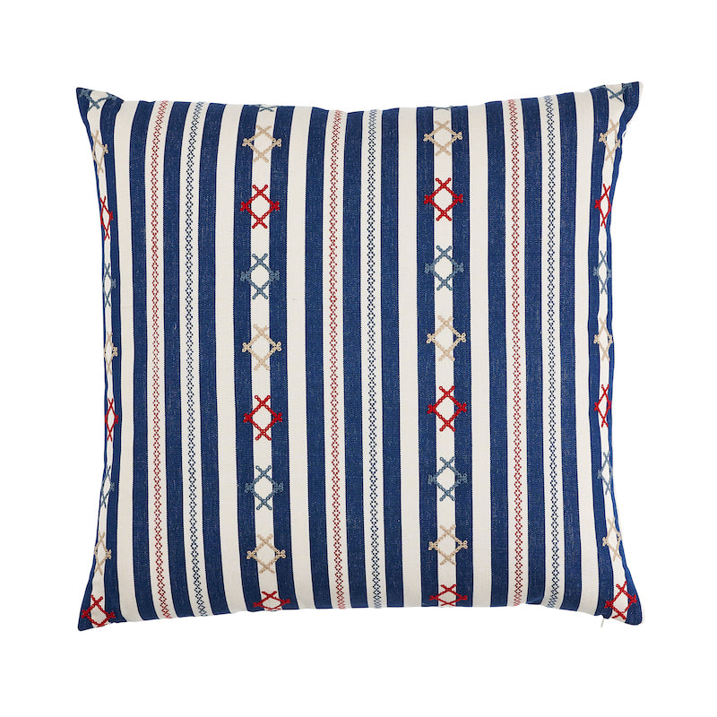 Rhodes Stripe Pillow | Navy