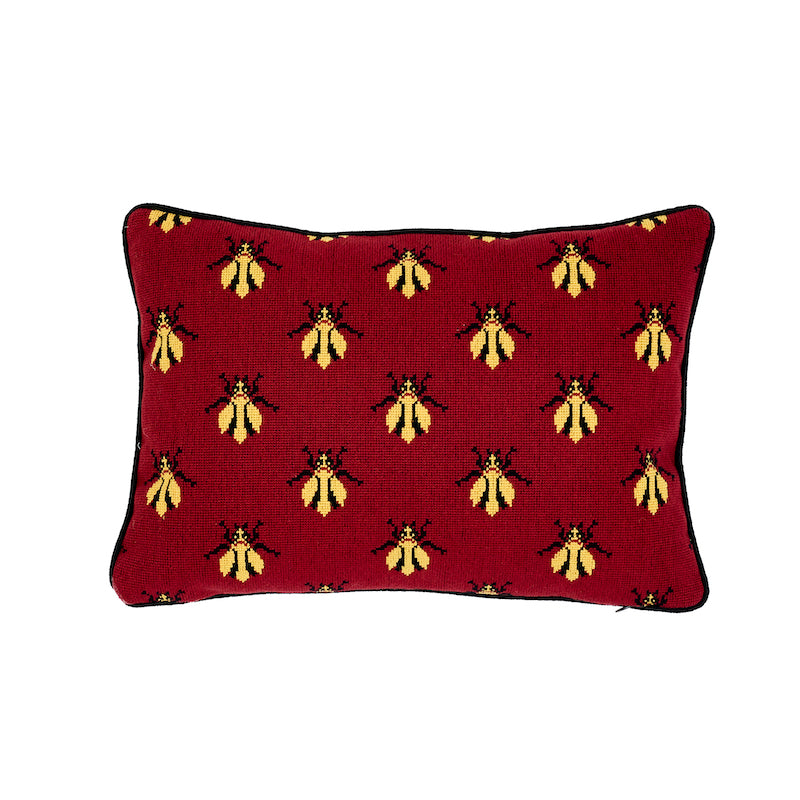 Bee Epingle Pillow | Red