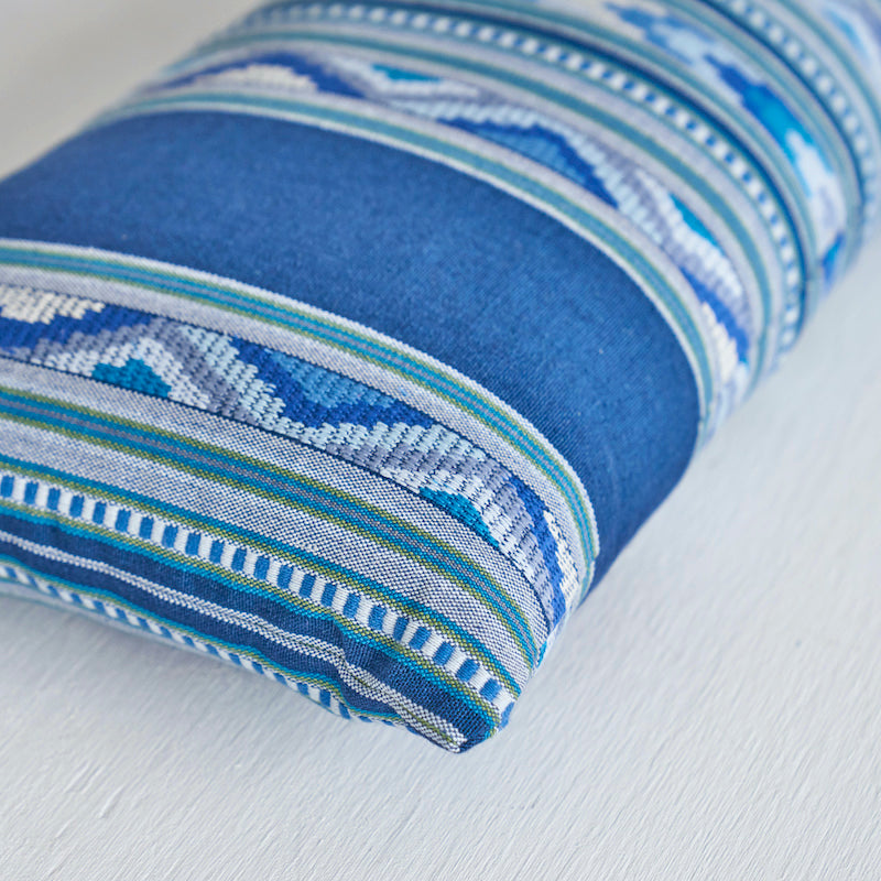 Zarzuela Embroidery Pillow | Indigo