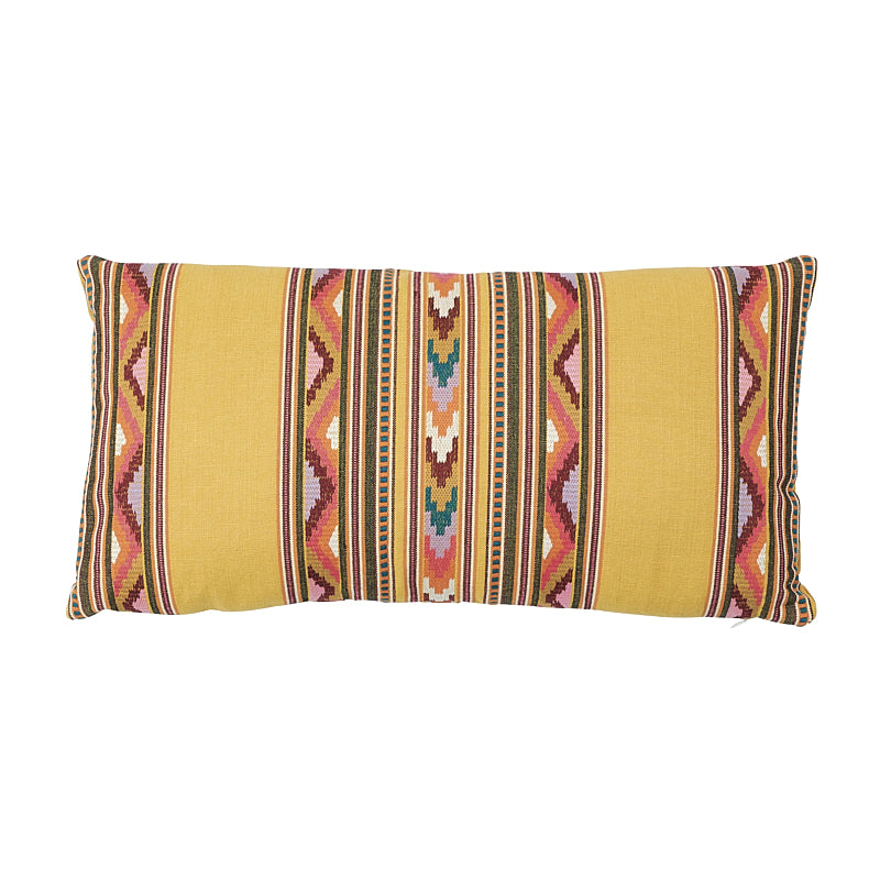 Zarzuela Embroidery Pillow | Saffron