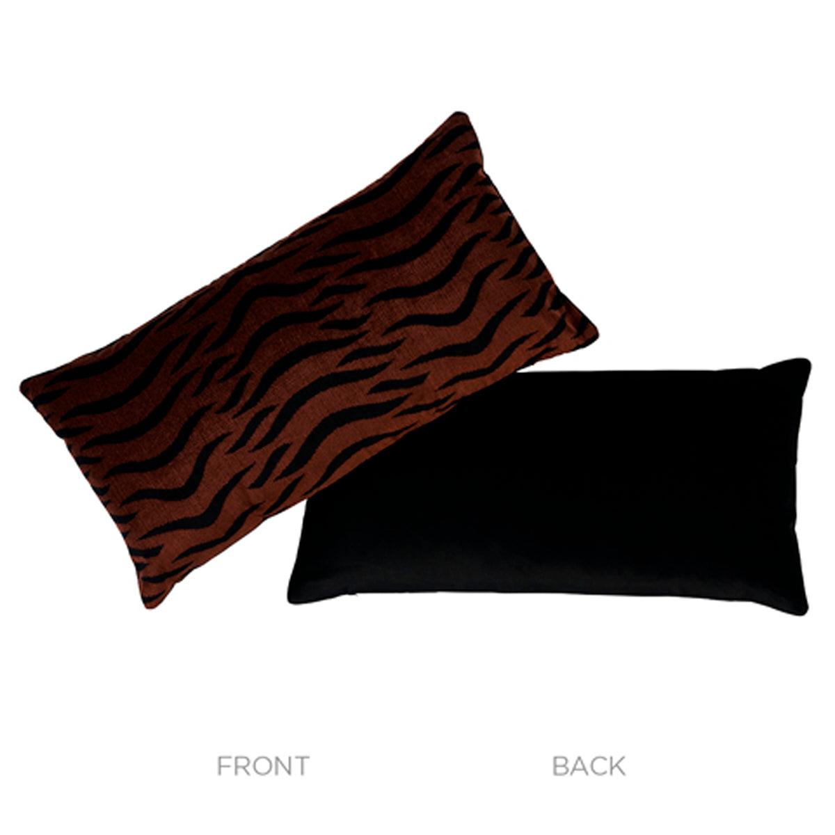 Sabi Tiger Velvet Pillow | Java