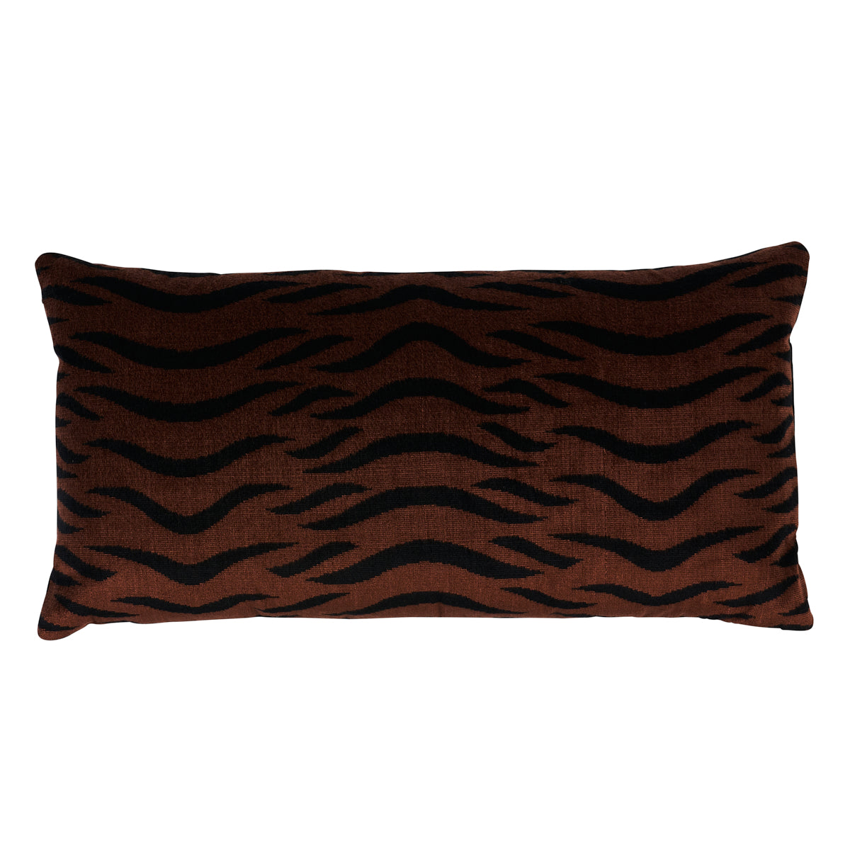 Sabi Tiger Velvet Pillow | Java