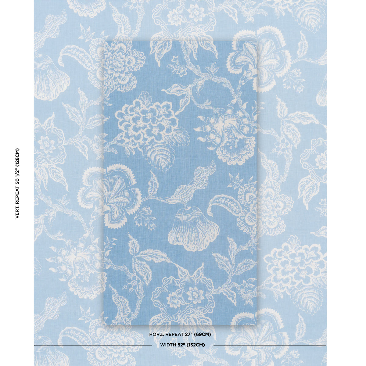 HOTHOUSE FLOWERS SILHOUETTE | BLISS BLUE