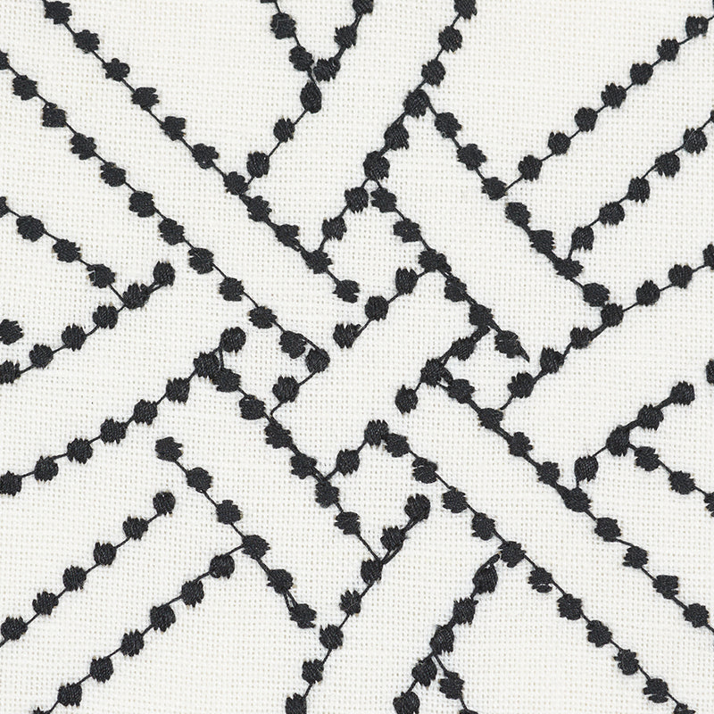 Durance Embroidery | BLACK & WHITE