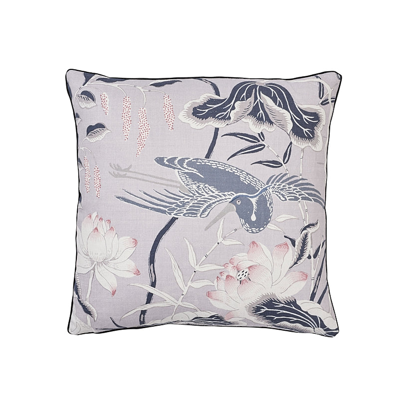 Lotus Garden Pillow | Lilac