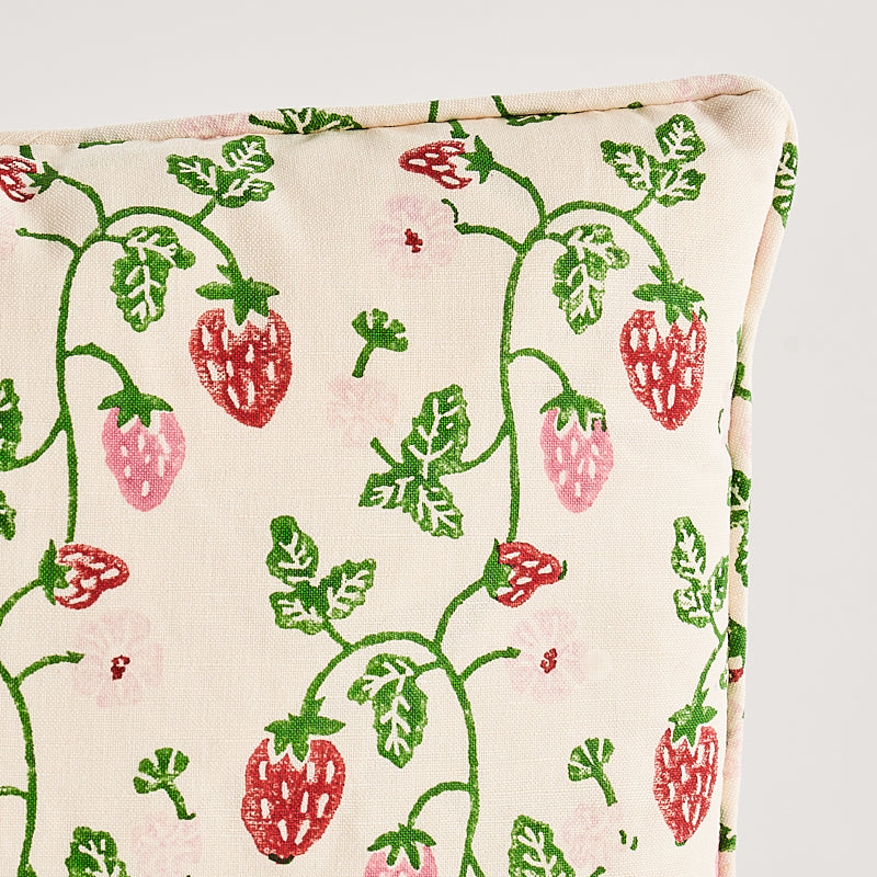 Strawberry Pillow | Grass