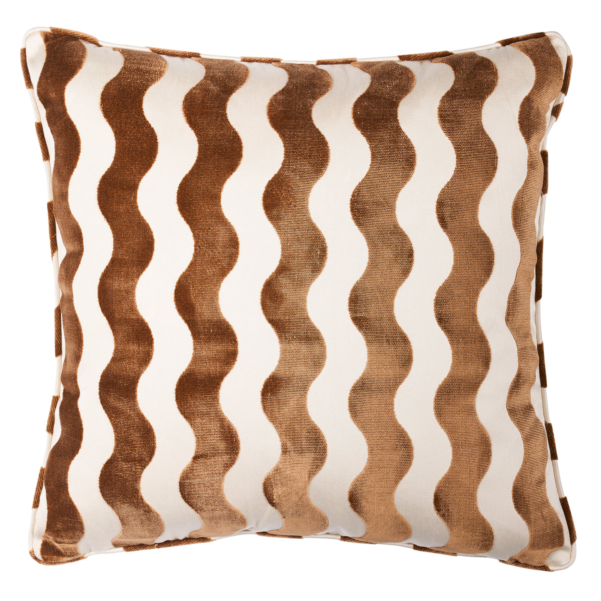 The Wave Pillow | Camel