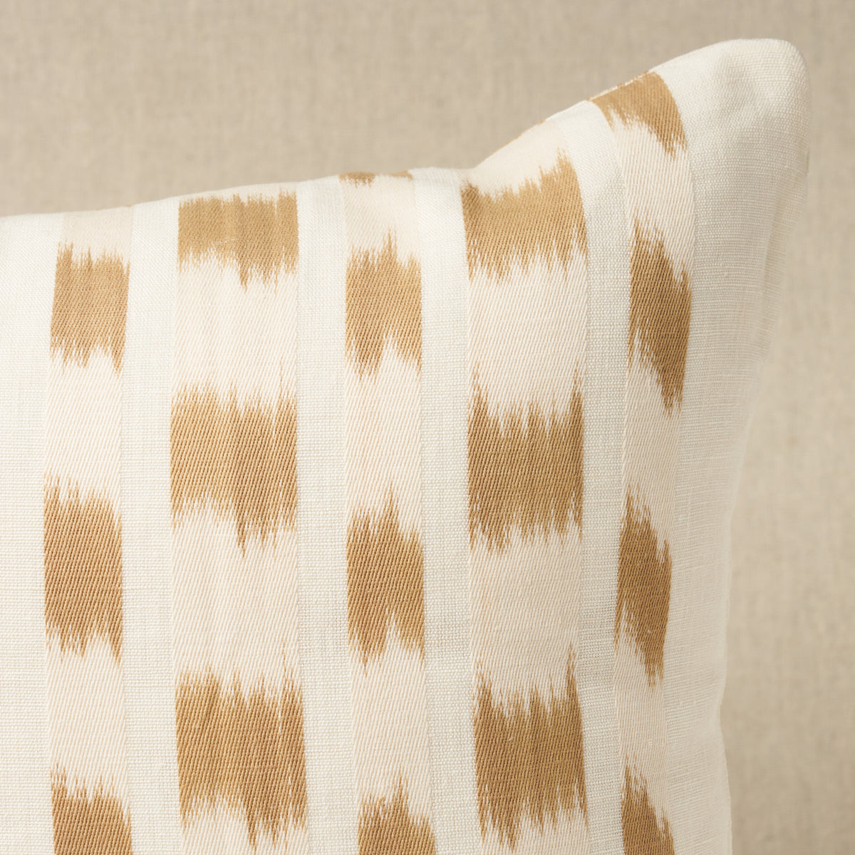 Izmir Ikat Stripe Pillow | Sand
