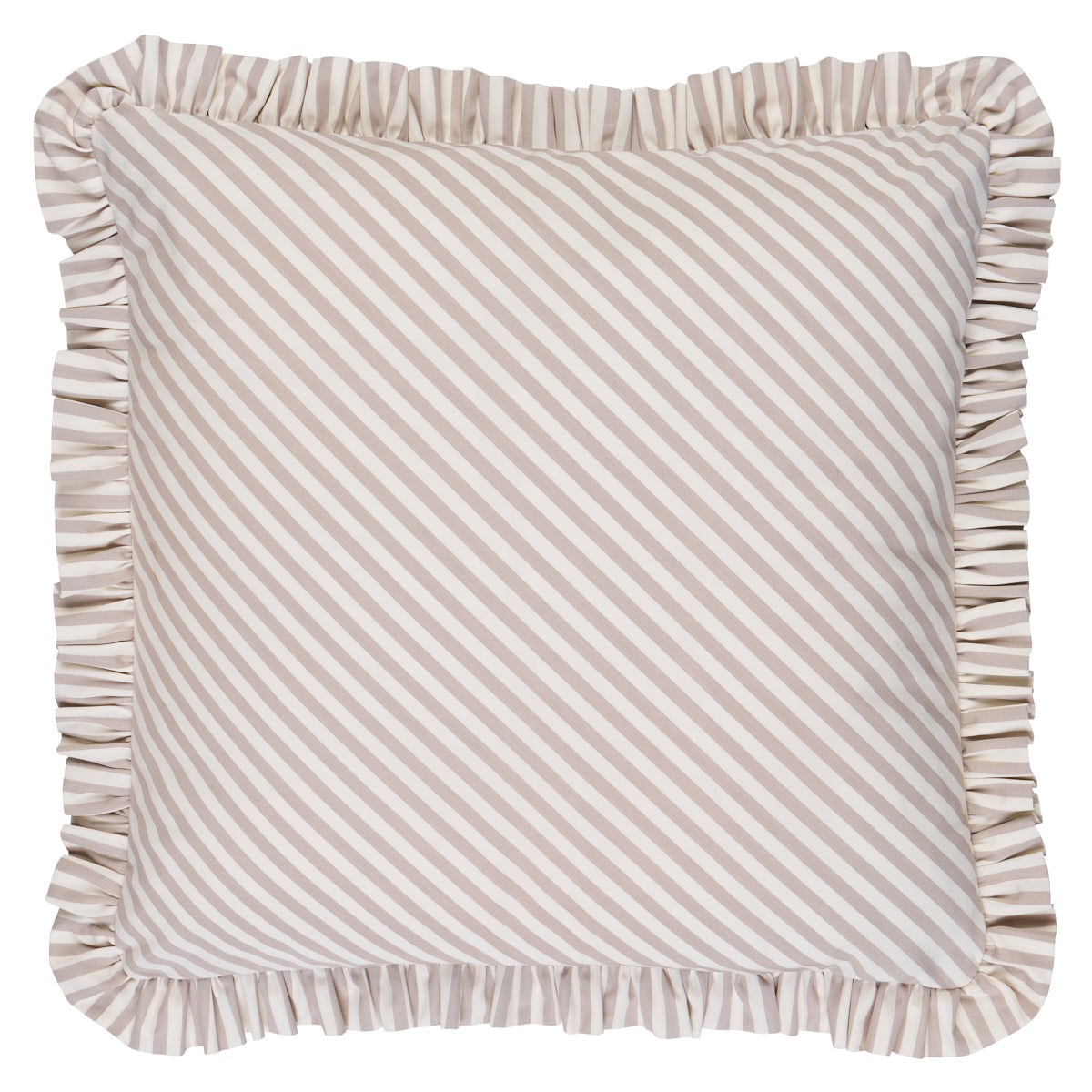 Brigitte Stripe Pillow | Taupe